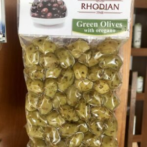 Green olive with oregano - 250 gr